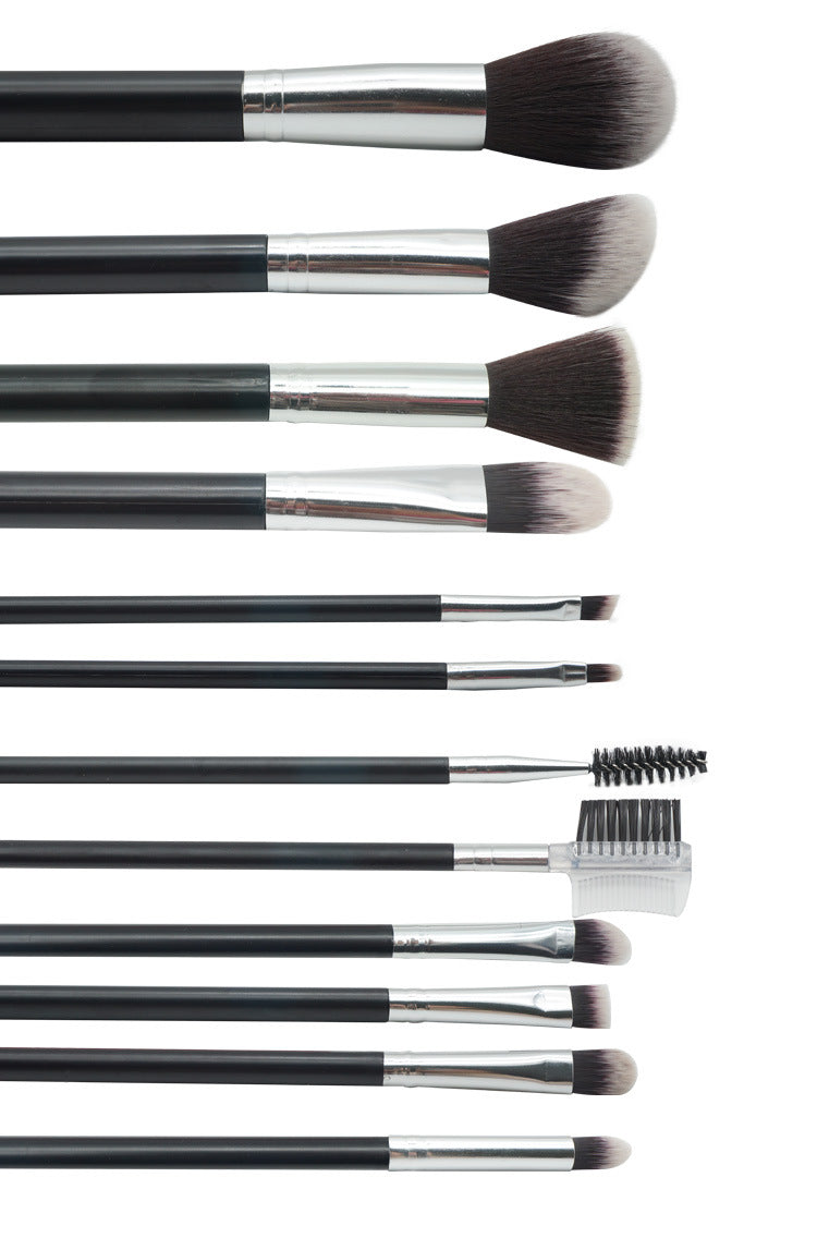 12 make-up brush professionnels