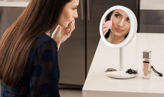 Miroir de Maquillage Lumineux avec ventilateur intégré