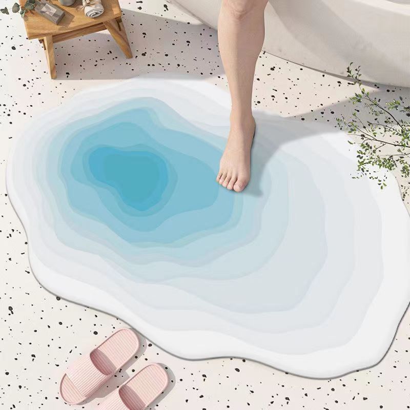 Tapis de bain Nordic antidérapant avec absorption rapide