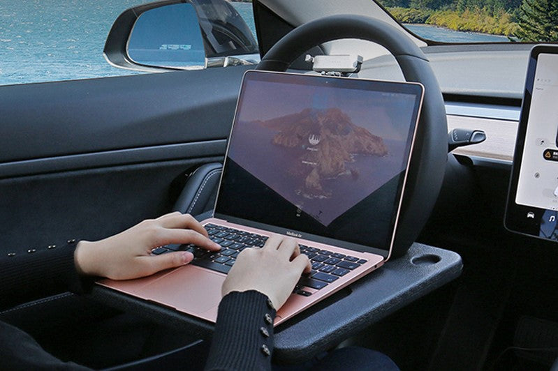 Car Steering Wheel Notebook Bracket Car Plate Tray Shelf Computer Desk Tray Cross-border Exclusively
