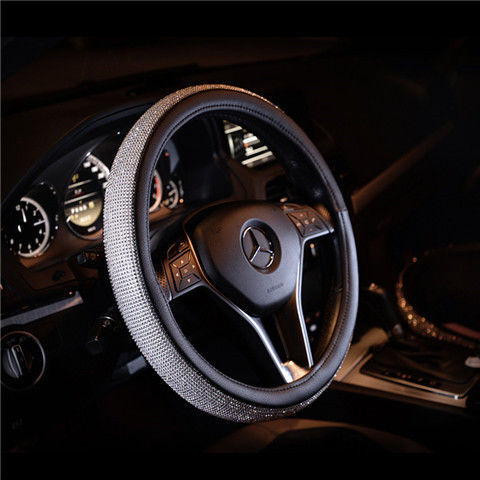 Steering wheel cover "Crystal Diamond" 