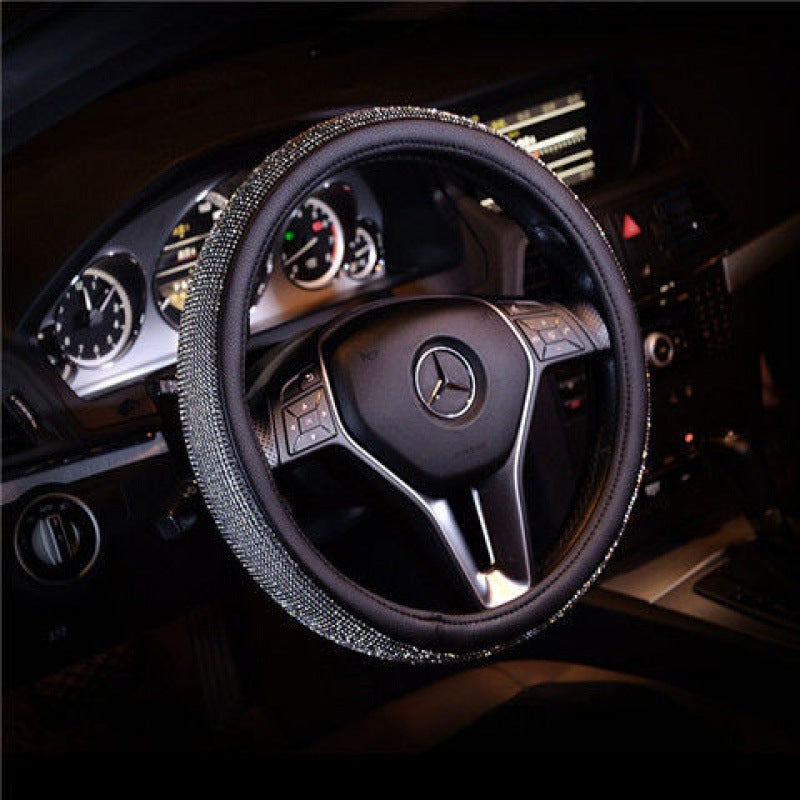 Steering wheel cover "Crystal Diamond" 