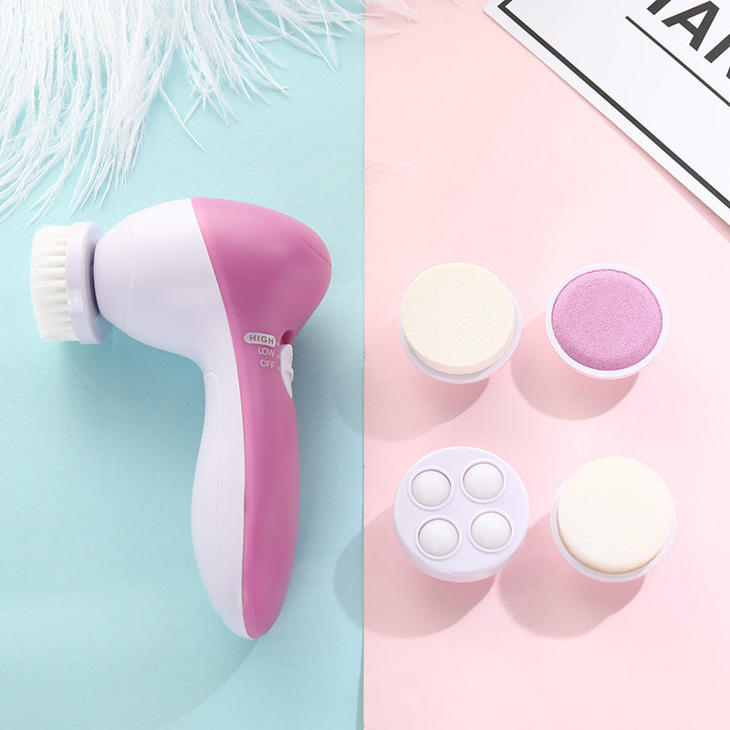 Multifunctional cleansing and massaging brush