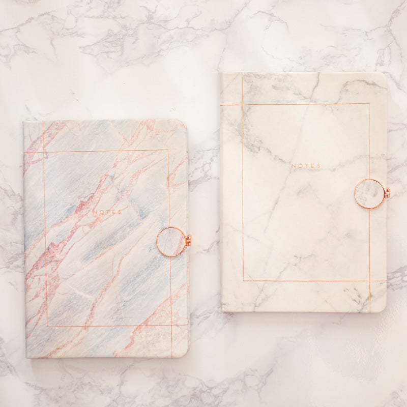 Carnet de note A5 de Luxe couverture en marbre